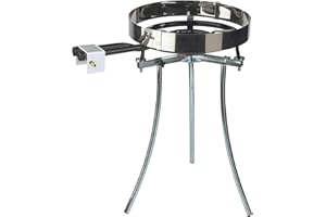 VAELLO LA VALENCIANA VAELLO - Paravent à Réchaud à Gaz en Inox - Adapté aux Brûleurs et Réchauds à Paella de Ø 70 à 100 cm - Accessoire Cuisine Extérieure, Camping, Pique-Nique