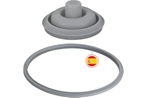 MY WAVE DZ Guarnizione per Pentola a Pressione Compatibile con WMF Perfect e Perfect Plus con Valvola – Coperchio in Silicone per Pentole (Diametro 22 cm)
