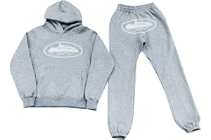 GENERIC Corteiz Survêtement, survêtement de sport, 2 pièces, sweat-shirt à capuche, pantalon de sport, pantalon de jogging, unisexe, respirant, décontracté, pour homme et femme