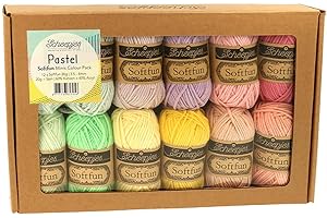 Scheepjes - Scheepjes Softfun Colour Pack - 12 x 20 Gram (1 box)