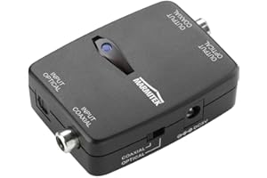 Convertisseur audio Toslink to coaxial - Marmitek Connect TC22 - Converter Audio - Coax sur Toslink - Twoway (2 Way) - Les deux sorties actives au même moment - optique (SPDIF) - coaxial