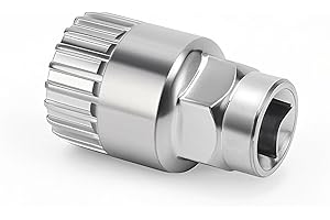 Vidsmow Extractor de Rodamientos Interiores de Bicicleta Universal, Extractor de Bielas de 24 mm con 20 Dientes, Herramienta para Pedalier de Bicicleta, Llave para Rodamientos Interiores