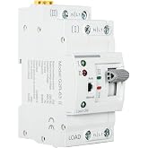 DEWIN Transfer Switch, Automatic Transfer Switch G2R 63A DIN Rail ATS Dual Power Automatic Transfer Switch Electric Selector
