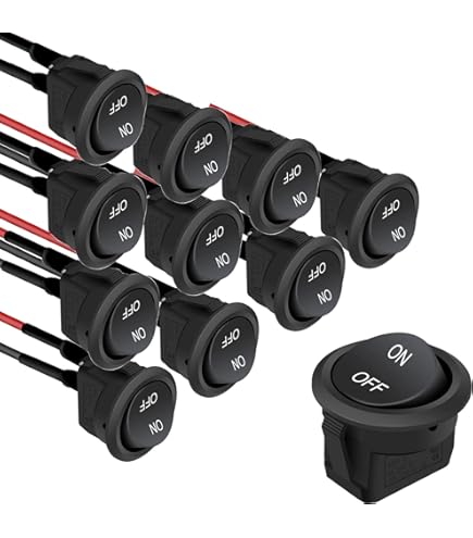 Interruttore Mini Rettangolare 10x15mm Nero 2 Pin 250V 3A ON/OFF - Per Auto E Applicazioni Elettriche - Foto 10