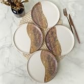 Keramika Terra Leaf Nordıc Pasta Tabağı 22 Cm 4 Adet / 22969-70