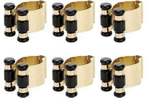 POHOVE Lot de 6 clips de fixation pour queue de billard en laiton pour canne à pêche