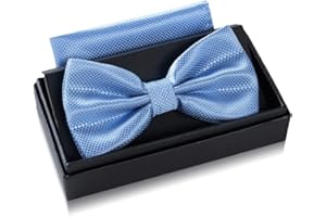 Massi Morino Papillon per Uomo Preannodato e Regolabile - Da Abito Monocromatico Con Ampia Scelta di Colori