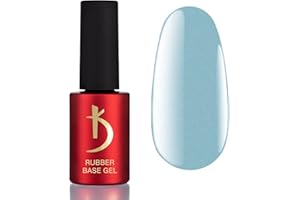 Kodi Professional Rubber Base Gel - Base Coat Blue Neon -7ml- Unterlack - Nagellack - Gel Nägel - Gellack Blau - UV Nagellack
