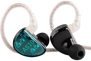 KINBOOFI KZ AS10 Auriculares Pure 5 Balanced Armature 5BA Auriculares, Músico en el oído Monitor Auriculares Alta Fidelidad HiFi Auriculares