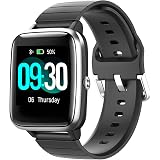 PUTARE Smartwatch, Relojes Inteligentes Impermeable IP68 para Mujer Hombre  niños, Reloj de Fitness con Monitor de Frecuencia  Cardíaca/Sueño/Calorías/Pasos, Pantalla Inteligente de 1.3\
