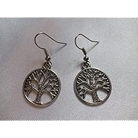 Lebensbaum Ohrringe / Baum des Lebens Schmuck / antik silber