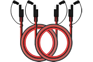 Greluma 2 St 10 AWG SAE till SAE-Förlängningskabel, DC Power Automotive-Förlängningssladd, Snabbkoppling Heavy Duty-kabel med