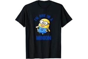 MINIONS Despicable Me Dave Tongue out One in A Minion Maglietta