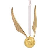 Hallmark Golden Snitch Hanging Christmas Ornament, Harry Potter, Quidditch, Metal Tree Decoration