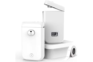 GOGUM Label Maker Machine, D30S Label Printer, Sticker Printer with 1 Roll Label Paper, Thermal Label Printer, Bluetooth Connected, USB Rechargeable, Mini Printer for School Office Home Organization