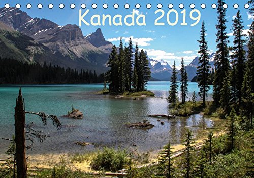 Kanada 2019 (Tischkalender 2019 DIN A5 quer): Berge und Seen im Westen Kanadas (Monatskalender, 14 Seiten ) (CALVENDO Natur)