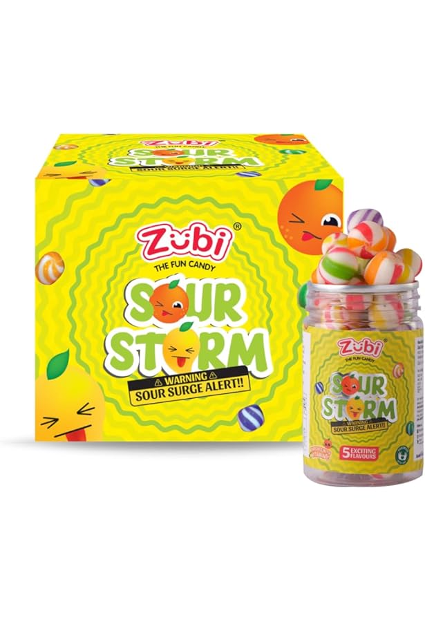 ZUBI THE FUN CANDY Fruit Medley Candy Rocks | Hard Candies