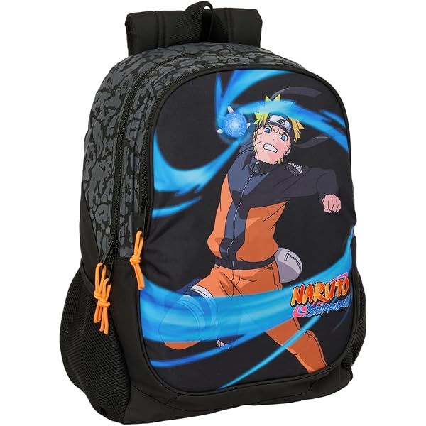 Naruto Kid-Petit Sac à Dos HS Fan, Gris, 25 x 35 cm, Capacité 12 L