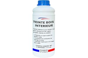 CODÈVE BOIS Teinte Bois Interieur - Codeve Bois/Noyer - 1 - Intérieur - Pour Teinter Vos Bois Résineux En Pin, Sapin, Douglas, épicéa Ou Mélèze.