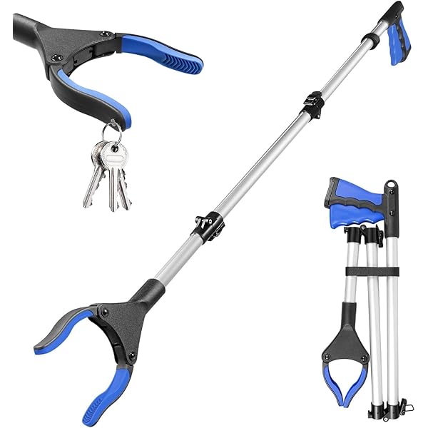 Pinza Raccogli Oggetti 90 Cm - Per Prendere Rifiuti Senza Piegarsi - Foto 4