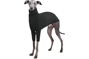 IECOii Maglioni per cani di taglia grande, Pullover Levriero Tuta Dolcevita Whippet pigiama, Maglioni autunno inverno per levriero afgano, Cappotto termico per levriero Lurcher per primavera autunno