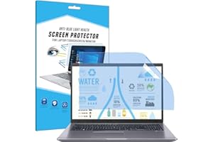 FiiMoo 13.3 inch Anti Luce Blu Proteggi Schermo, [2 Pezzi] Filtro Antiriflesso Protezione per Gli Occhi, Pellicola Protettiva Schermo per Laptop 13.3 Pollici (16:10)
