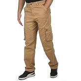 DeepSEA Geniş Kesim Gabardin Kargo Pantolon &ndash; Likralı Outdoor Stil &Ccedil;ok Cepli Erkek Pantolon 1705421
