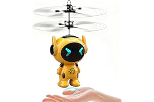 Ynybusi Handheld Sensor Flying Ball Drone with Gyro & LED Light, 6 7 8 9+ Year Old Boys Girls Birthday Gift | Indoor Outdoor Motion-Activated Flying Robot Toy