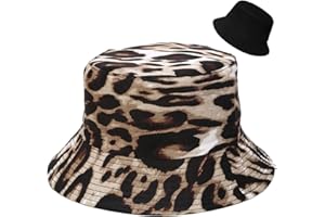 XYIYI Cute Bucket Hat Beach Fisherman Hats for Women, Reversible Double-Side-Wear