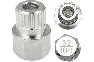 DEFIYEAR Hollow Car Anti Theft Wheel Lock Lug Nut Screw 32/16PT - for BMW X1 X5 X6, Locking Wheel Nut Removal Key for B-MW