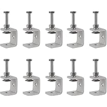 2 Pezzi set da Morsetto a c da Tavolo, 78 mm Morsetti da Falegname, Acciaio Inossidabile Staffa a u per Lavorazione Legno DIY, Saldatura, Mobili