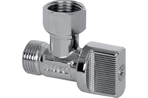 robinet d'arrêt - wc - equerre - 1/4 de tour - diamètre 12 x 17 - arco de741u