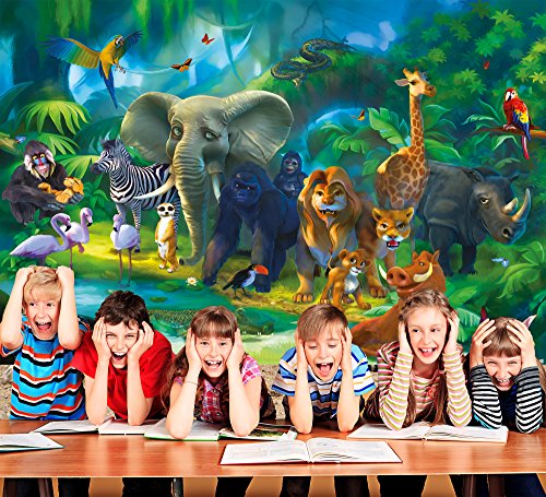 GREAT ART Safari Wanddekoration – Wandbild Dschungel Motiv XXL Poster (140 x 100 cm) - 5