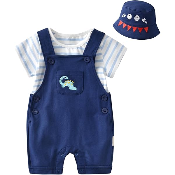 Abbigliamento estivo per bambini Maglietta con ricamo auto/lettera/veicolo a manica corta + pantaloncini con elastico in vita Set di vestiti estivi per bambini Set morbido (Grigio, 6-12 Mesi