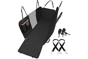 honeyguaridan Housse de Siège pour Chien Protection de Banquette Siège Arrière Imperméable Hamac de Chien pour Banquette Arrière pour Voitures/VUS antidérapant hamac Nettoyage Facile