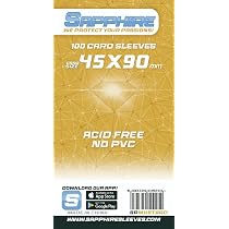 Red Glove – 100 Fundas Protectoras Para Cartas Tamaño 45x90 Mm | Serie Sapphire, Grosor 60 Micras, Sin PVC Y Libres De Ácido