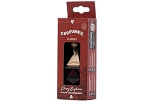 Carfume Classic Cherry Euphoria Car Air Freshener | Premium Ripe Cherries & Rich Fruit Fragrance | Luxury Unisex Recyclable Scented Diffuser - Odour Eliminator - UK Made Car Accessories