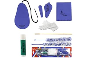 ROFFEE Flute Cleaing Kit,Flute Care & Maintenance Kit,Cork Grease,Swab,Cleaning Cloth,Cleaning Brush,Cleaning Rod