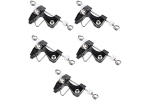 Fenteer 5-Piece Boat Release Clip Trolling Clip Outrigger Release Bait Line Release