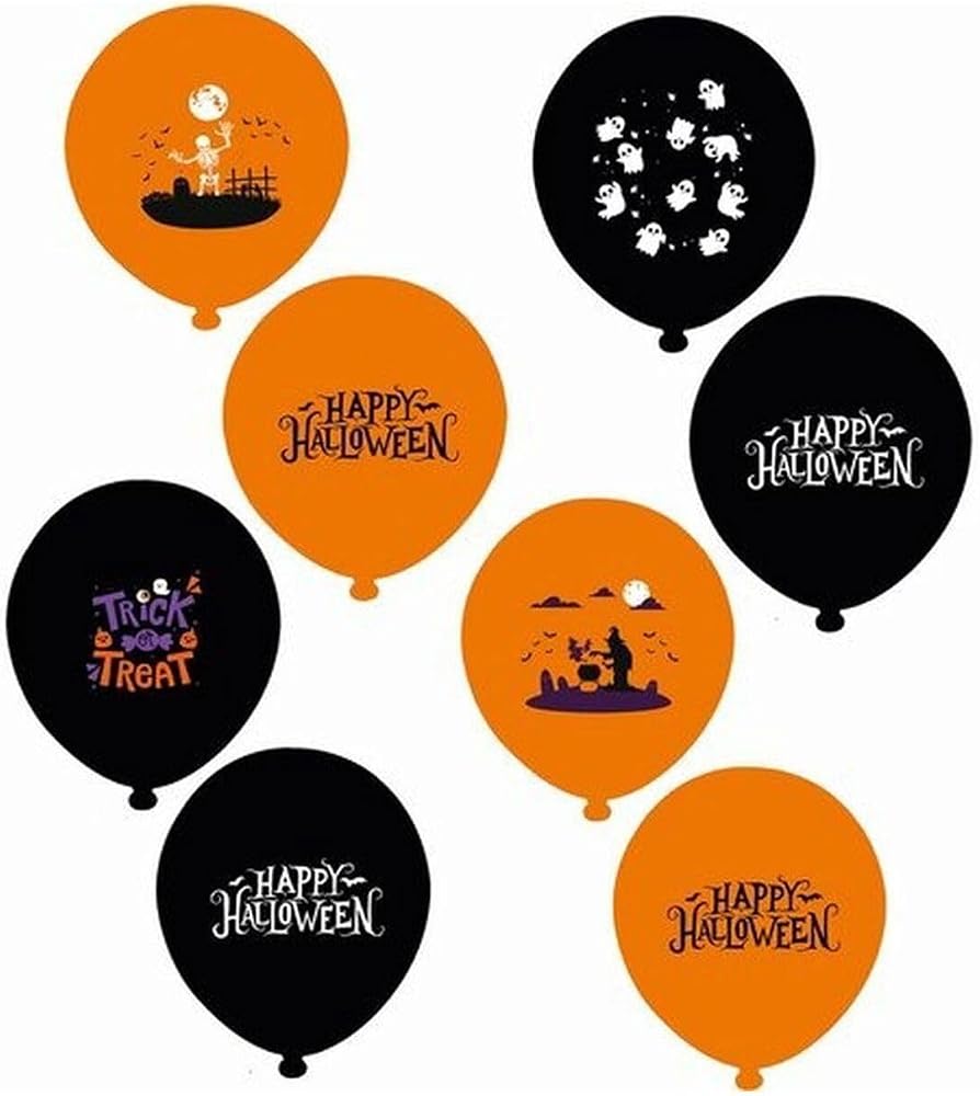 Halloween Bloody Balon 25 Li Baskili