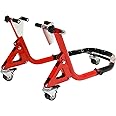 Black Pro Range B5400 Front Dolly Motorcycle Paddock Stand