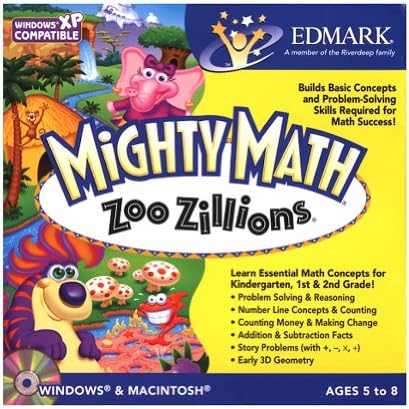 Edmark Mighty Math Zoo Zillions
