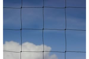 HENRY COWLS Bird Netting For the Garden 5m x 5m 50mm 2" Anti Pigeon Knotted Mesh Heavy Duty Black Net Protection