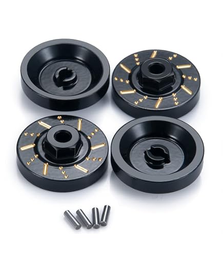 2 Stück Messing-Achsenabdeckungen Für Axial SCX24 RC Crawler – Upgrade Für Mehr Stabilität