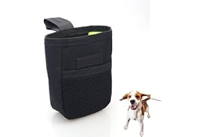 MORJCG Dog Treat Pouch, Dog Treat Bag, Dog Walking Bag, Treat Pouch for Dog Training, Dog Training Treat Pouch, Treat Pouch, Treat Bags for Dog Training, Oxford Treat Pouch for Pet, Travel or Outdoor Use