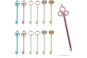 WEFINEST 30 Stk Schlüssel Stifte, 3 Designs Stifte die Schlüssel Sind, Stift SchlüSselform, Vintage SchlüSsel Stift, Stifte Kugelschreiber mit 4 Retro Farbe Ideal Zum TäGlichen Schreiben Und Verschenken