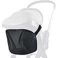 AIDIER Clip-On Stroller Storage Bag Compatible with Doona Stroller Car Seat, Exclusive Non-Slip Zipper Snap-On Stroller Bag, Baby Essentials Pram Organiser for Car Seat Stroller Accessories