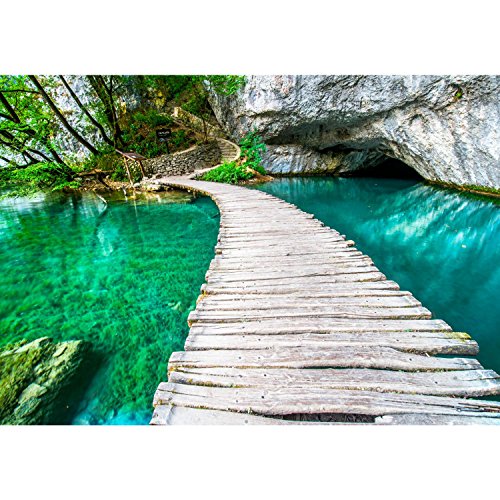 Fototapete Brücke 352 x 250 cm – Vliestapete – Wandtapete – Vlies Phototapete – Wand – Wandbilder XXL – !!! 100% MADE IN GERMANY !!! Runa Tapete 9009011a - 6