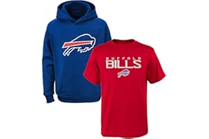 OUTERSTUFF NFL Youth 8-20 Polyester Performance Primary Logo Hoodie & T-Shirt 2 Pack Set