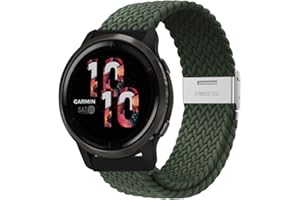 Niboow Pleciony elastyczny pasek nylonowy 20 mm 22 mm